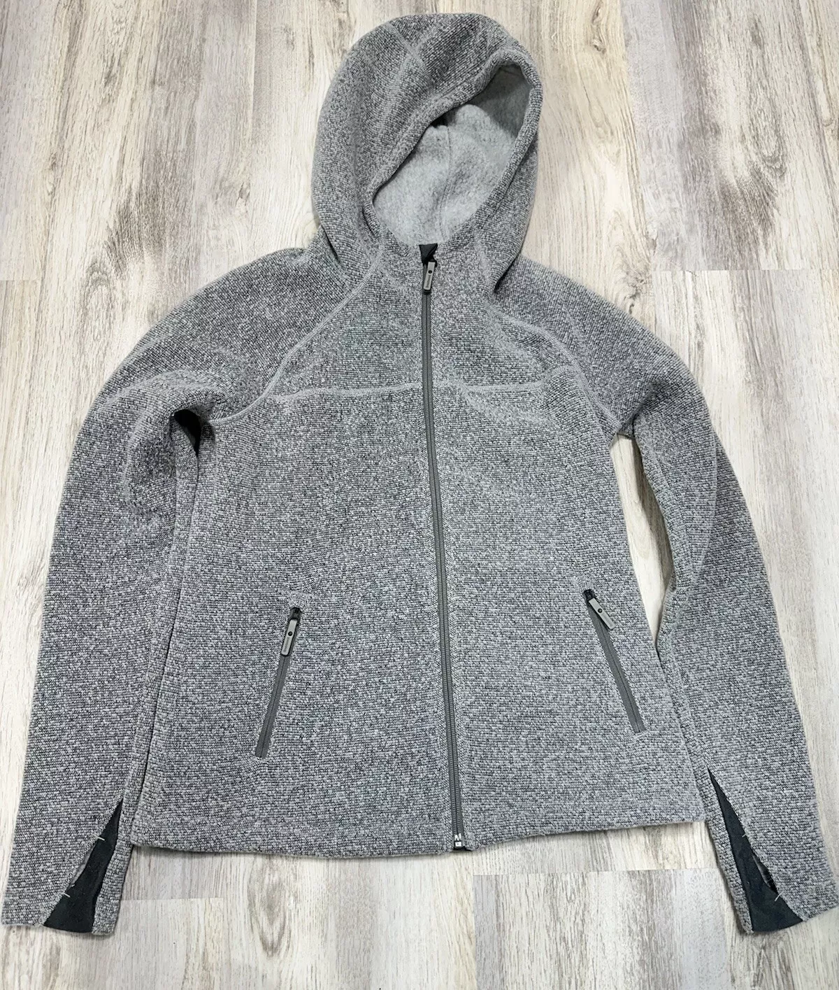 smartwool hudson trail full zip fleece wool hoodie jacket