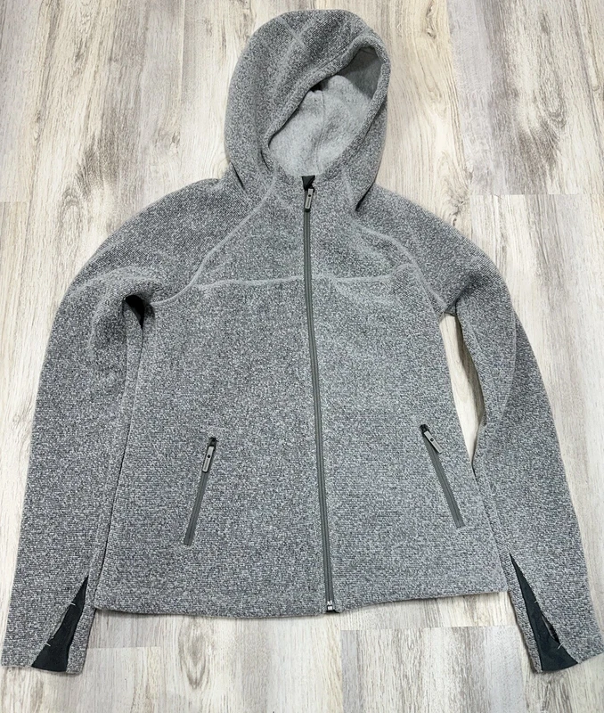 smartwool hudson trail full zip fleece wool hoodie jacket