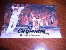 2017 Stadium Club Baseball #169A Matt Carpenter St. Louis Cardinals