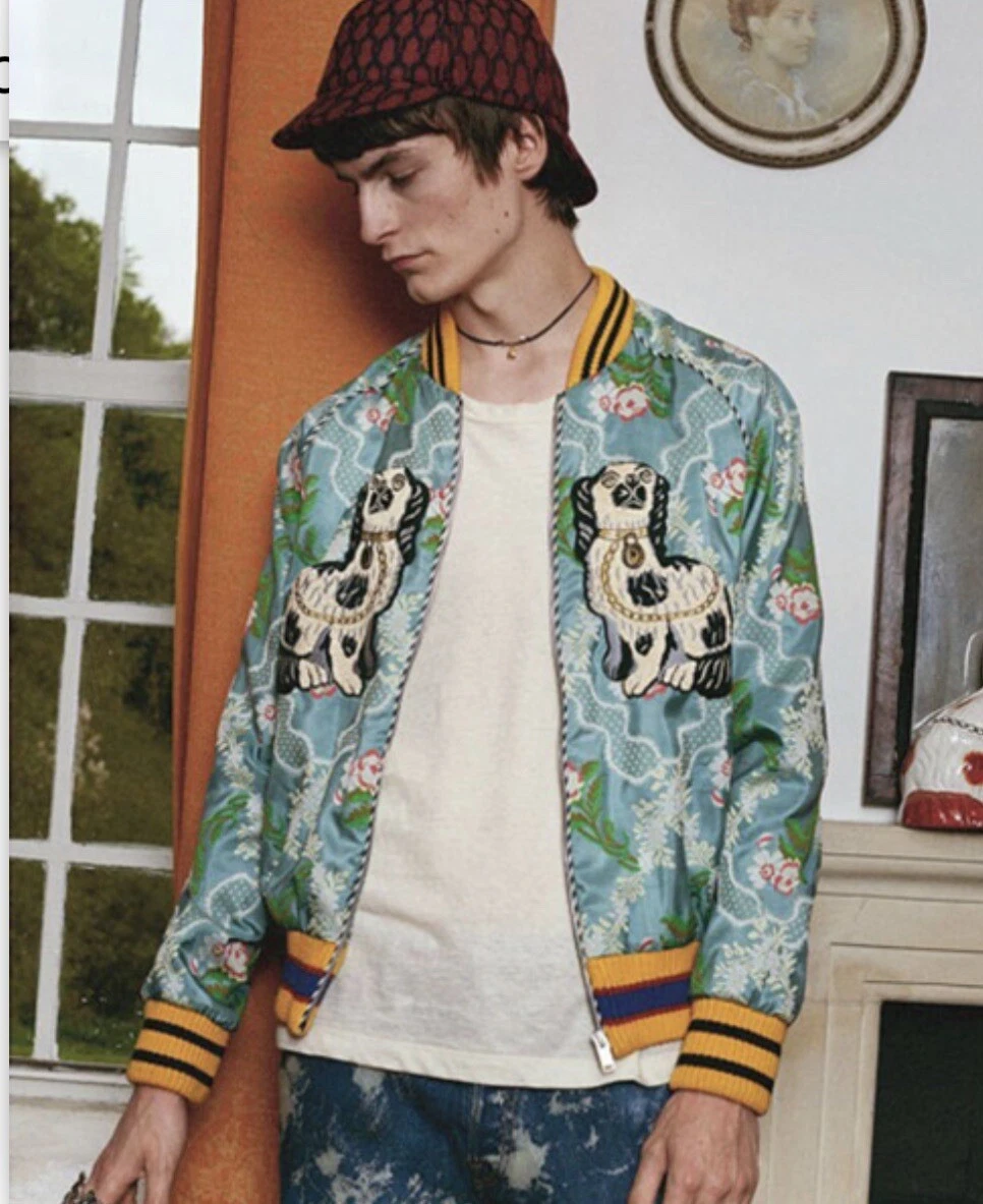 monogram jacquard bomber