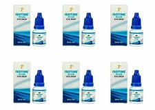 30 x Isotine Plus Eye Drops Pure Herbal 100% Genuine For Immature Cataract 10ml