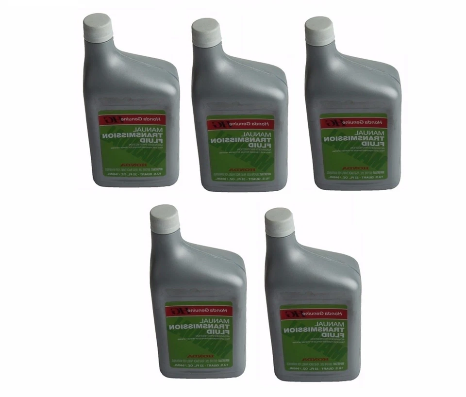 For Set of 5 Quarts Genuine Manual Trans Transmission Fluid for Acura Honda MTF - Image 2 of 2