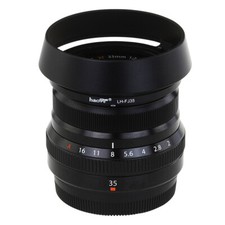 Haoge Round Bayonet Lens Hood for Fujifilm Fujinon XC 35mm F2 35mm 1:2 XC35mmF2