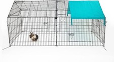 Midlee Outdoor Playpen Chicken Small Animal Backyard Enclosure Quarantine Pen