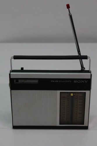 VTG Sony 6F-19W Radio FM/AM 9 Transistor Receiver 1970's Solid State Tokyo Japan - Picture 23 of 24