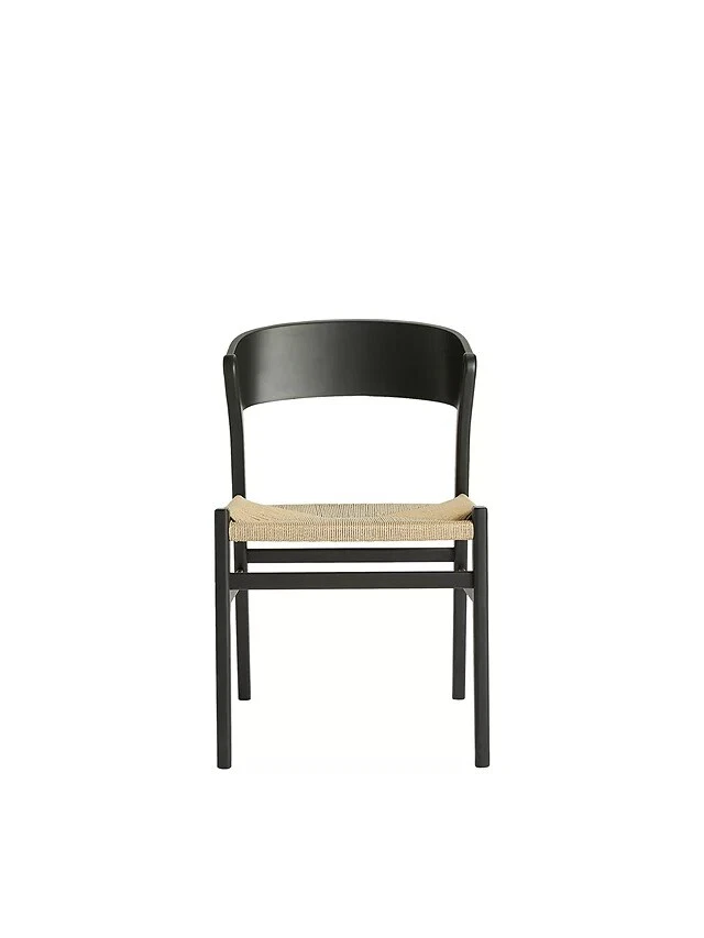 John Lewis Scandi Black Ash Rope Cord Dining Chair RRP 329 eBay