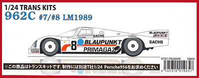 今年も話題の # / 7 # 962C Porsche 27 Studio 8 Kit Trans 1/24 1989 Mans Le プロトタイプ