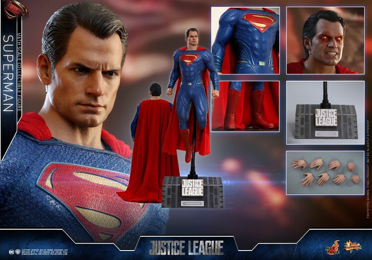 New Hot Toys MMS465 Justice League Superman Henry Cavill 1/6