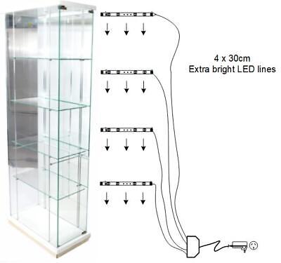 Glass Display Cabinet Lights Cool White 