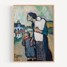 Pablo Picasso -  Vintage Exhibition Art Poster Print