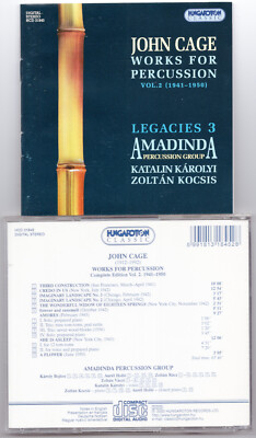 John Cage - Credo in us/Third Construction/Imaginary Landscapes, Amadinda Perc