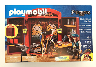Playmobil Pirates Hideout Play Box Playset #5658 Unopened - New In Box 2015