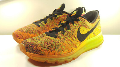 NIKE 2015 AIR MAX FLYKNIT TOTAL ORANGE 10 VINTAGE SAFARI ANIMAL 1 90 93 PLUS 95