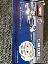 GME SPK002 WHITE Marine Stereo Speakers Outdoor Waterproof
