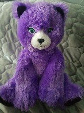Build A Bear Purple KOOKY SPOOKY Kitty Cat Plush Halloween Bow On Tail Meows