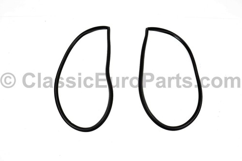 Rear pop out vent window seal set left right for BMW E30 Coupe Original 318 325 - Picture 2 of 11