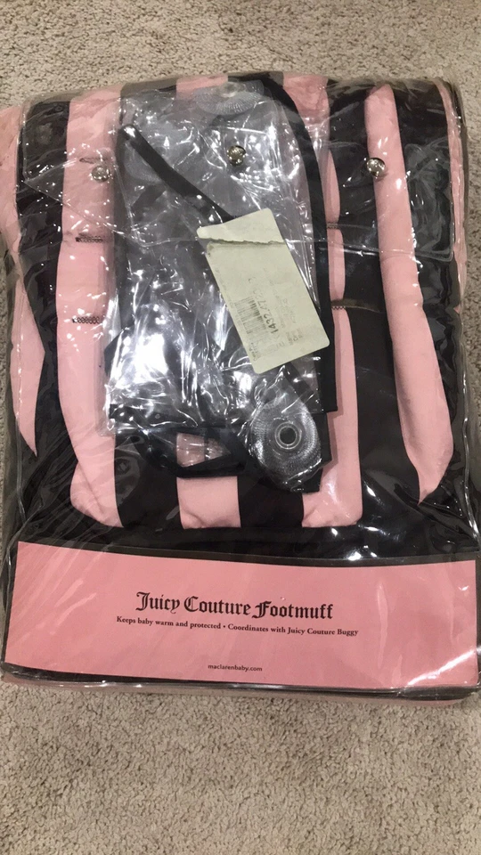 Saco lindo princesa jugoso rosa/marrón para cochecito Maclaren de JUICY COUTURE Foto 2 de 4