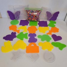 Perler Bead Large Lot of 27 Pegboard Shapes  Animals with Beads