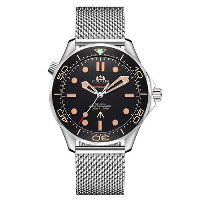   Mechanische Automatikuhr Armbanduhr Milainese Band Herrenuhr Geschenkebox  