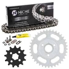 Sprocket Chain Set for Honda Z50 13/37 Tooth 420 O-Ring Front Rear Combo Kit