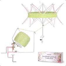 INMAKER Yarn Winder and Swift, 10oz Yarn Ball Winder Large Capacity for Crocheti