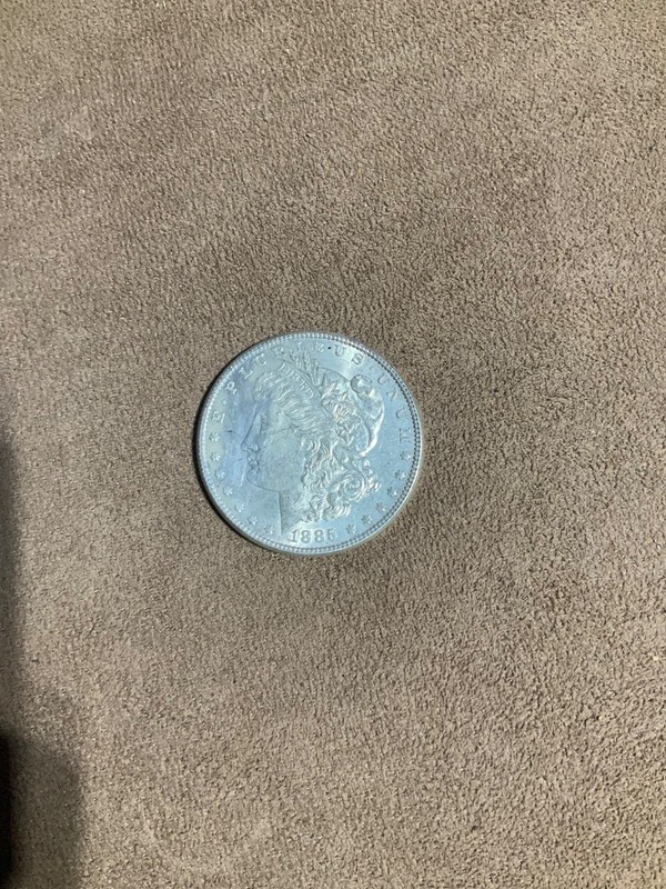 1885 morgan silver dollar