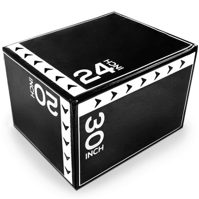 BalanceFrom Fitness 16 Pound Versatile 3-in-1 Plyometric Jumping Exercise Box