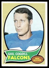 1970 Topps Football Card Gail Cogdill Atlanta Falcons #183 EX-MT