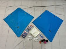 Vintage Trlby Nylon Blue Stunt Kites - USED