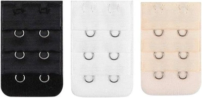 LANSONEE 3 Pcs Women Comfortable Bra Strap Extenders Extensions Elastic Extender Set 2