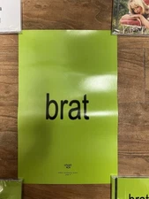 Charli XCX BRAT Summer 2024 Listening Party 11"x17" Promotional Poster
