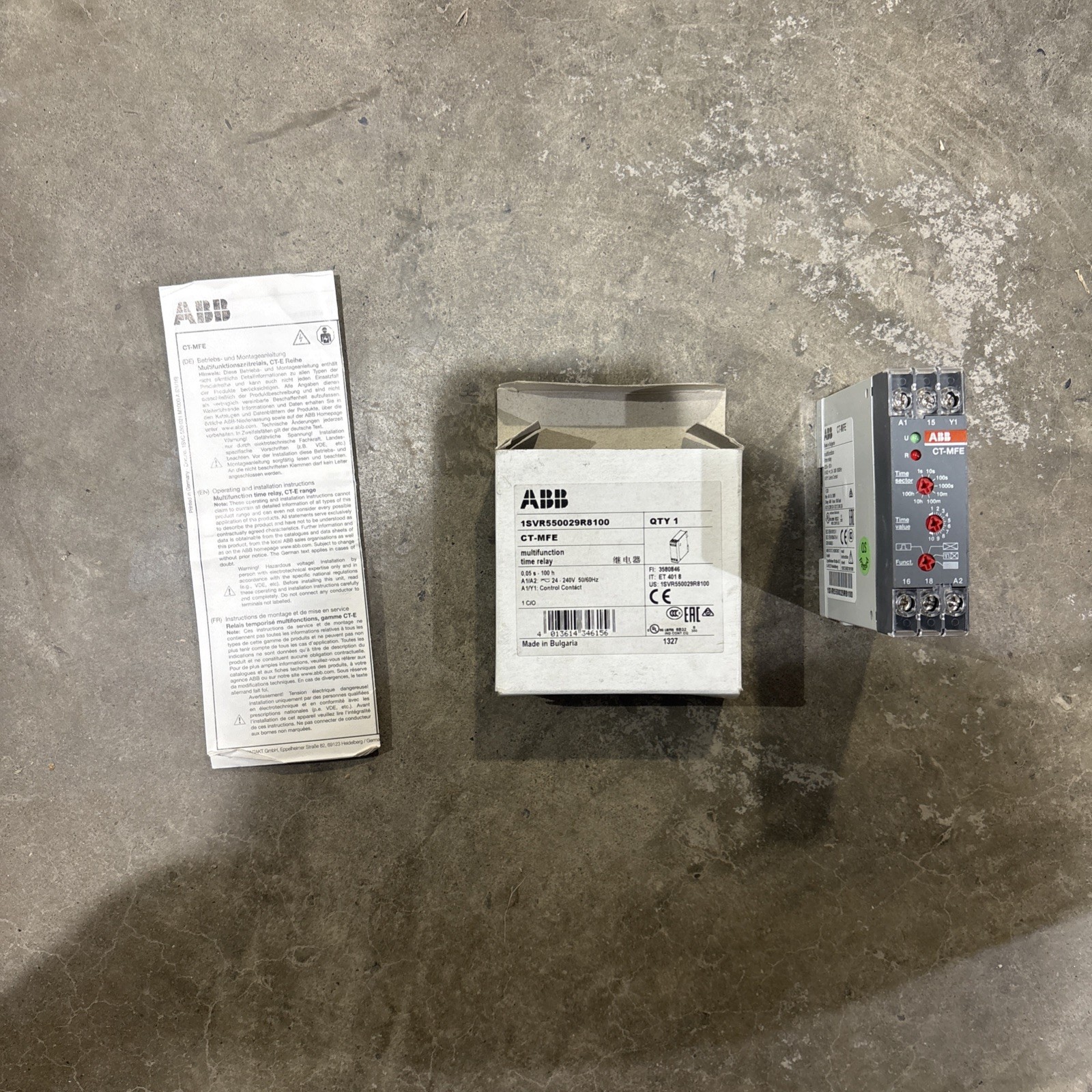 ABB 1SVR550029R8100 Multifunction Time Relay
