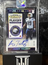 2019 Contenders Variation Playoff Ticket SP #d To 49 Jerry Tillery Rookie Auto