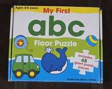 My FIRST ABC Giant Floor Puzzle 48 Pieces Age 3+ Kids Fun Learning Alphabet