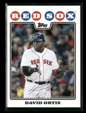 2008 Topps Boston Red Sox #BOS1 David Ortiz Boston Red Sox