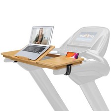Treadmill Desk Attachment Bamboo Walking Laptop Holder Workstation Ergonomic ...