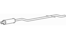 Quality Centre Exhaust Middle Silencer for Citroen C5 2.0 Litre (2002-2004)