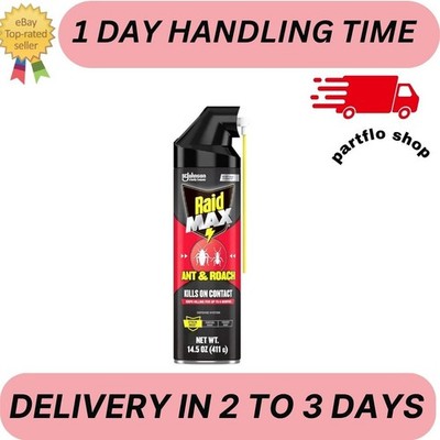 Raid Max Ant & Roach Spray, Kills Ants, Raoches, and Other Insects 14.5oz