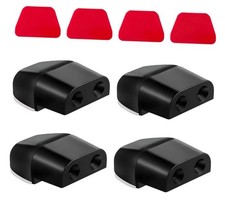 PCS Deer Whistles for Car, Auto Deer Warning Whistle Devices with 4 Black