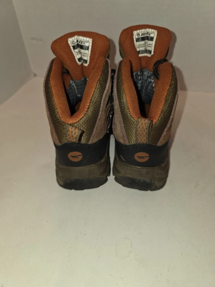 Hi-Tec туристические ботинки ребенка ясельного возраста размер 11 коричневый Suade водонепроницаемый 31436 - Изображение 3 из 4