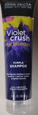 John Frieda Violet Crush Purple Shampoo for Blondes 8.3 Fl Oz New