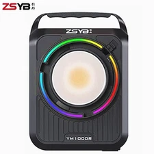 ZSYB YM1000R 200W RGBWW Full-Color LED Pocket Video COB Light 2700K-6500K 220V