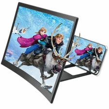 12 Inch Mobile Phone Screen Magnifier 3D HD Video Amplifier Stand Newest Model