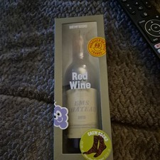 Wine Bottle of WINE Crew Socks One Size Gift Wine Lover Red Wine Shaped