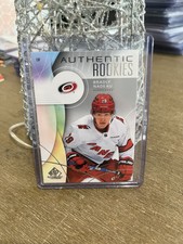 NHL SP GAME USED AUTHENTIC ROOKIES BRADLY NADEAU CAROLINA HURRICANES