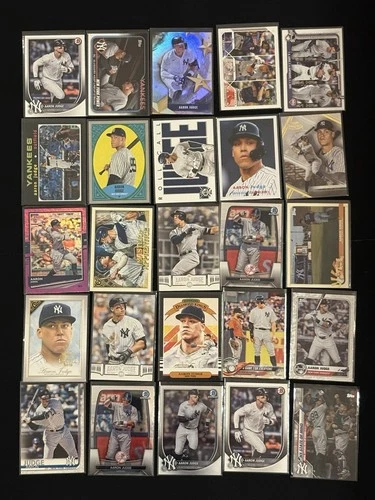 Aaron Judge 25 Card Lot Inserts Topps & More New York Yankees