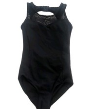 Danz In Motion By Danshuz Girls Sz. 6x 7 Black Mesh Details Ballet Tap Dance