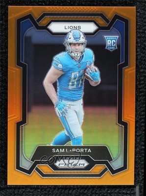 2023 Panini Prizm Rookies Orange Prizm 35/249 Sam LaPorta #332 Rookie RC 15fm