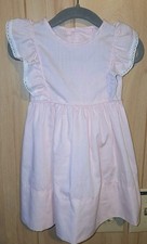 1970s Vintage Peaches  Cream Pink Girls Dress Size 3T