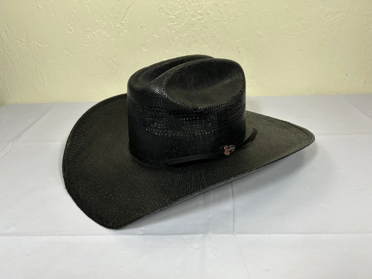 Cowboy Hat Men's Black 7 1/8 Size for sale | eBay